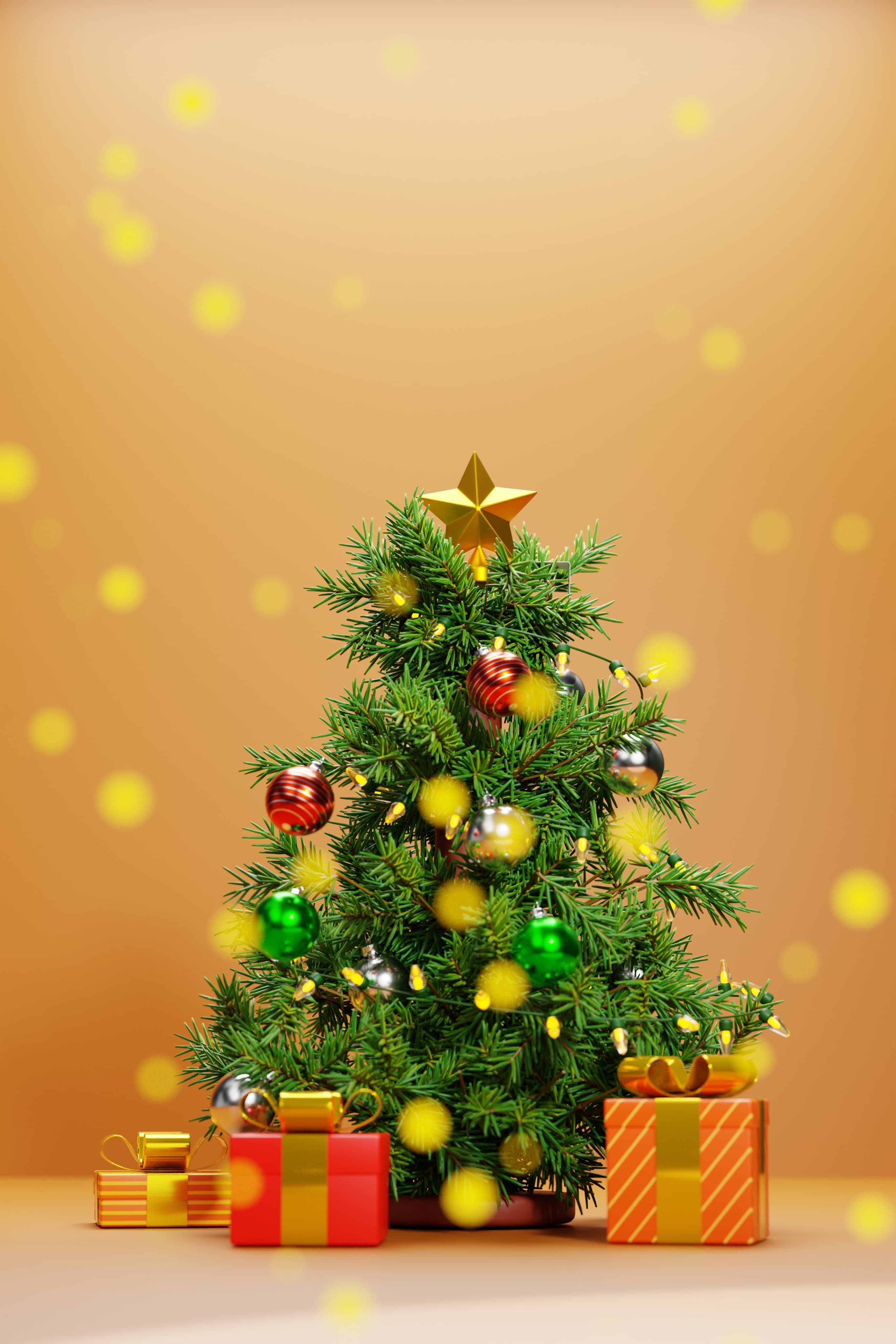 Christmas tree in the atrium